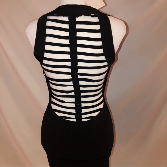 FLASH SALE  Braided Back Sweetheart Bandage Dress - Picture 4 of 5